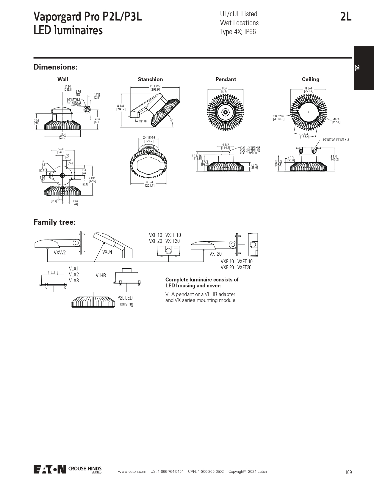 Vaporgard Pro P2L/P3L Industrial LED Light Fixtures - ghitech.co.id